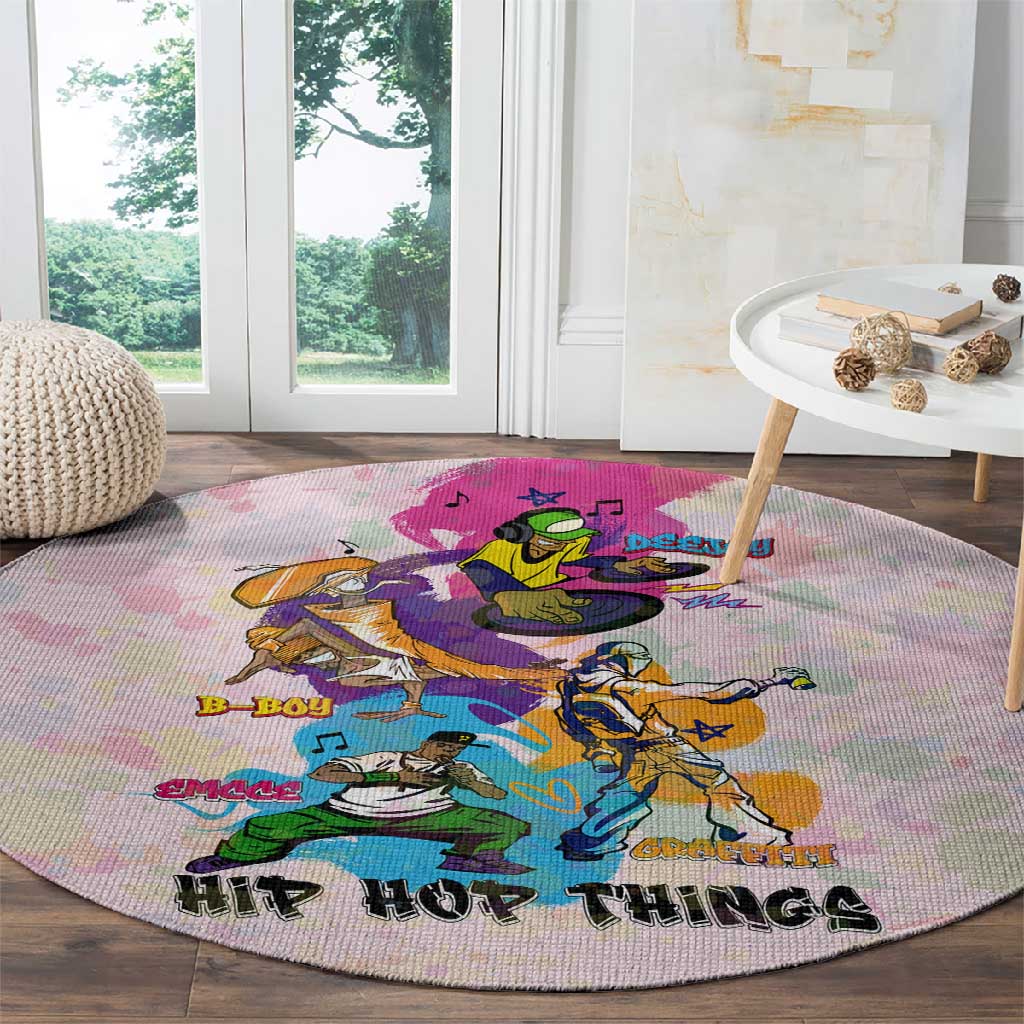 4 Elements Of Hip Hop Round Carpet DT02
