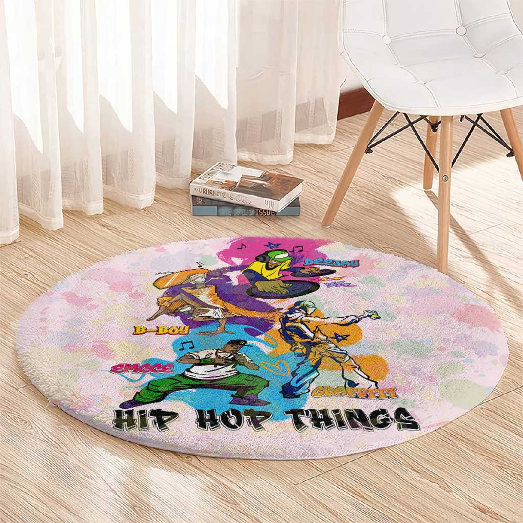 4 Elements Of Hip Hop Round Carpet DT02