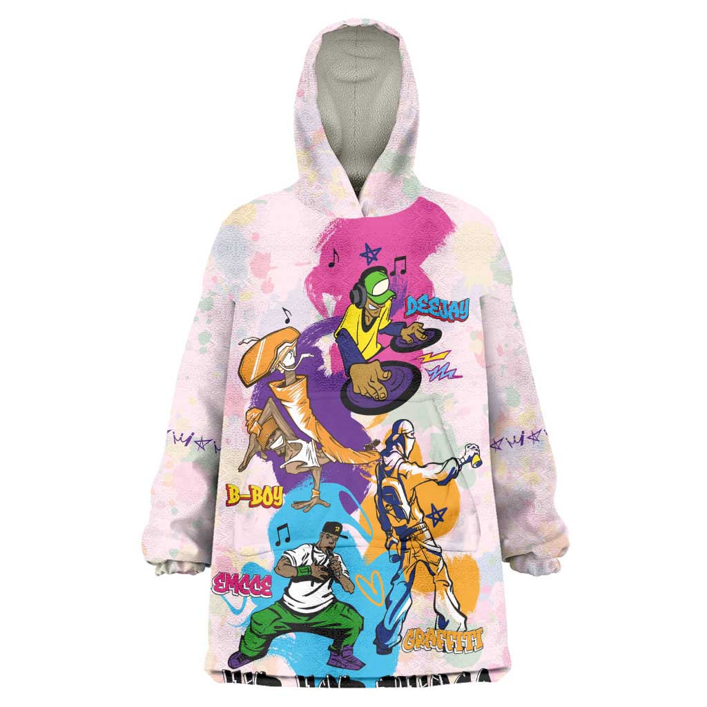 4 Elements Of Hip Hop Wearable Blanket Hoodie DT02