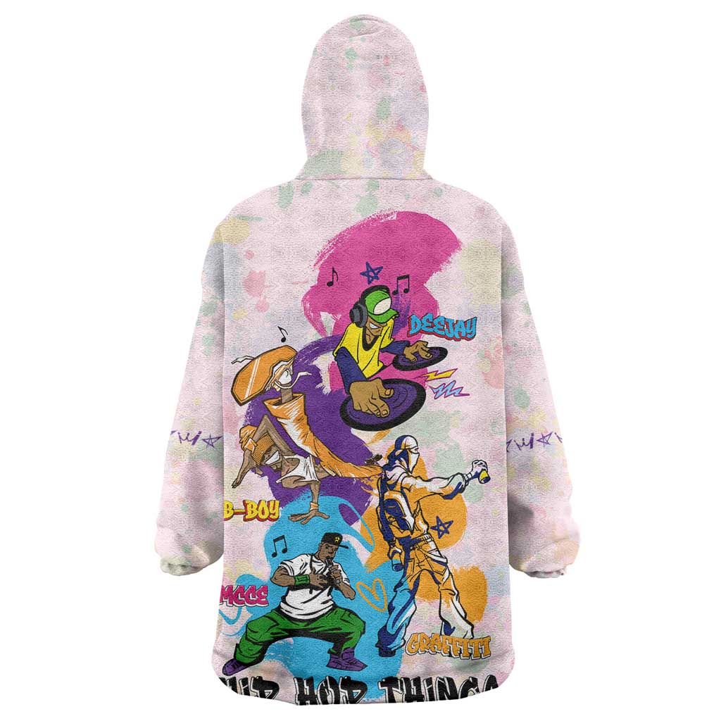 4 Elements Of Hip Hop Wearable Blanket Hoodie DT02