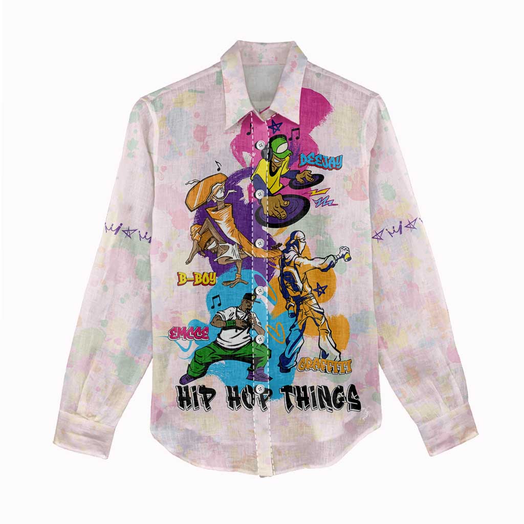 4 Elements Of Hip Hop Women Casual Shirt DT02