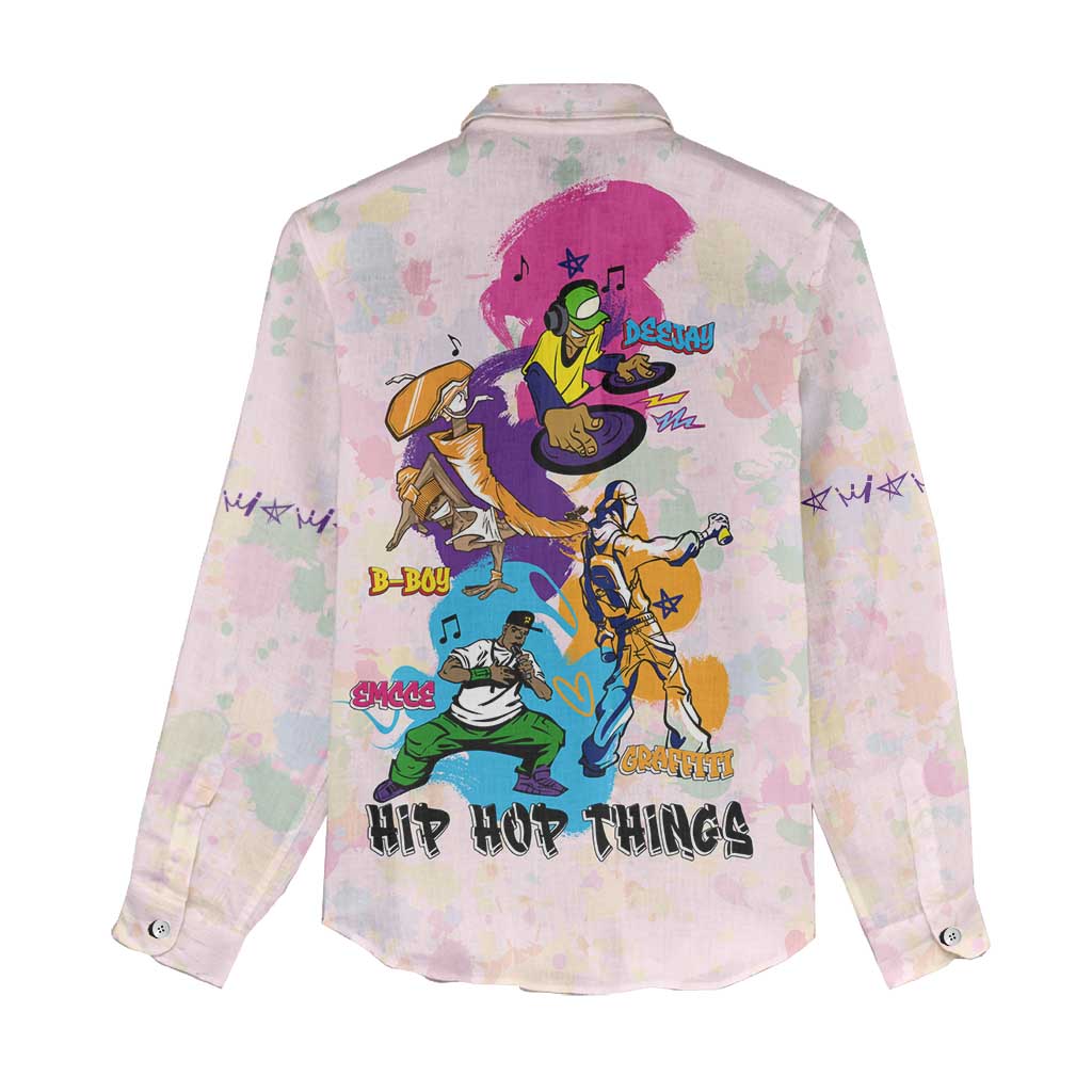 4 Elements Of Hip Hop Women Casual Shirt DT02