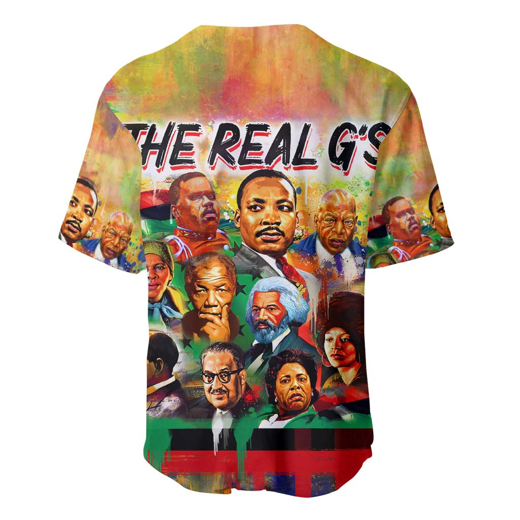 The Real G's Baseball Jersey Civil Rights Leaders DT02