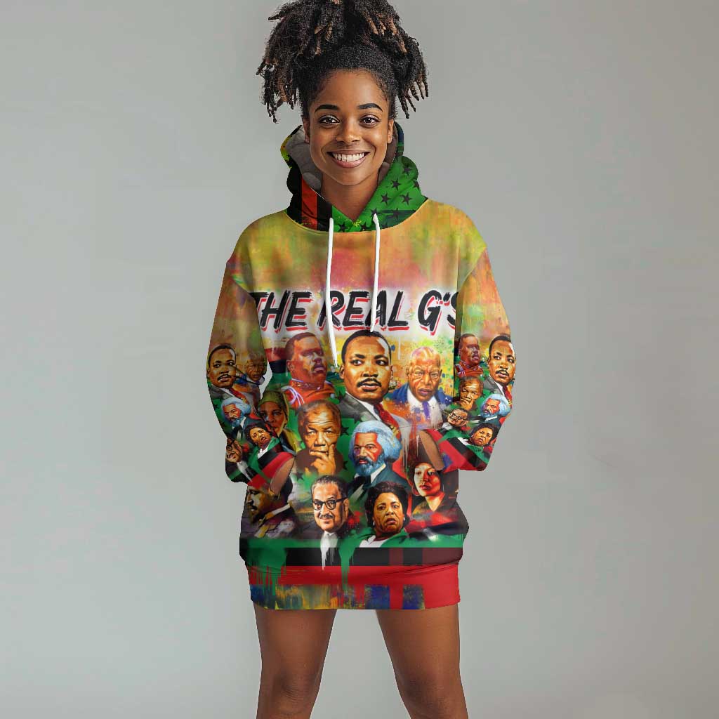 The Real G's Hoodie Dress Civil Rights Leaders DT02