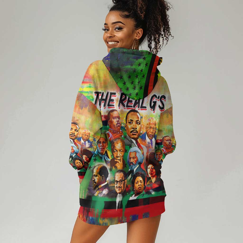 The Real G's Hoodie Dress Civil Rights Leaders DT02