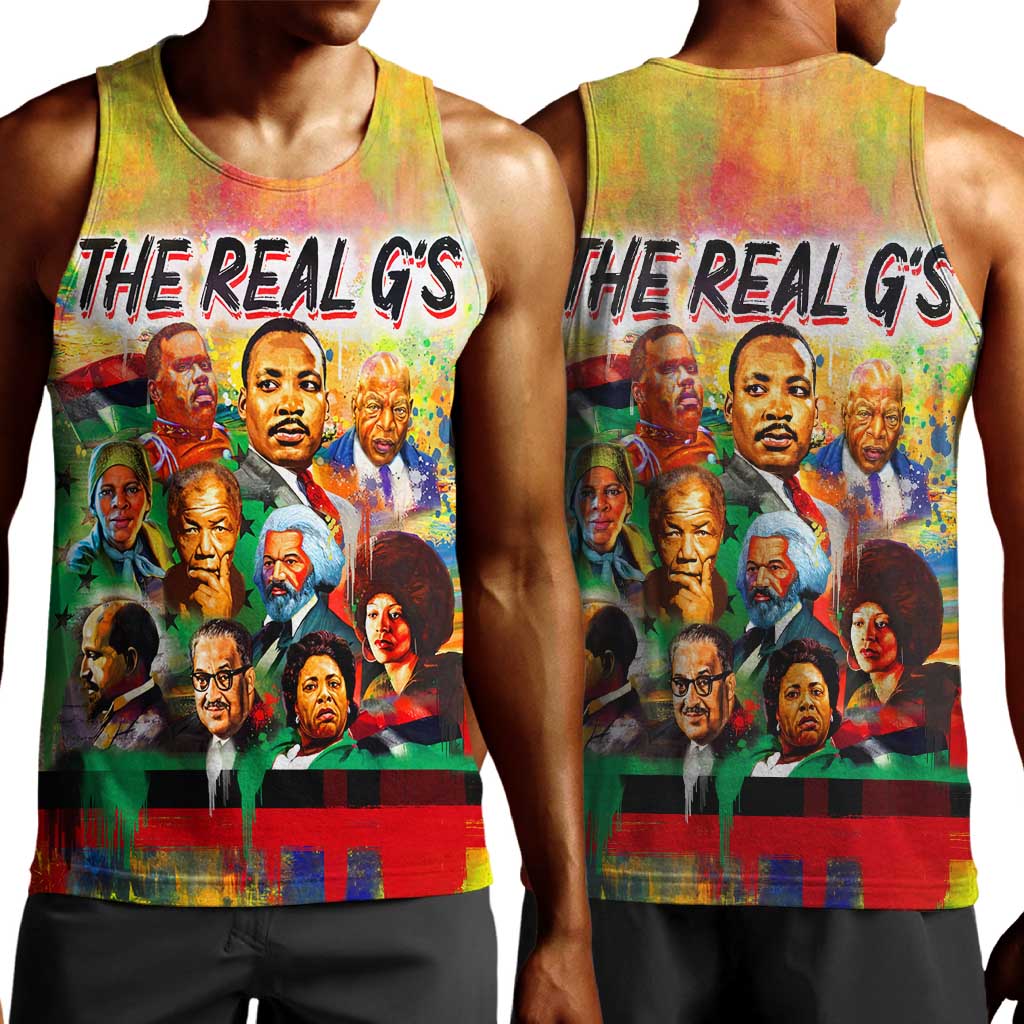 The Real G's Men Tank Top Civil Rights Leaders DT02