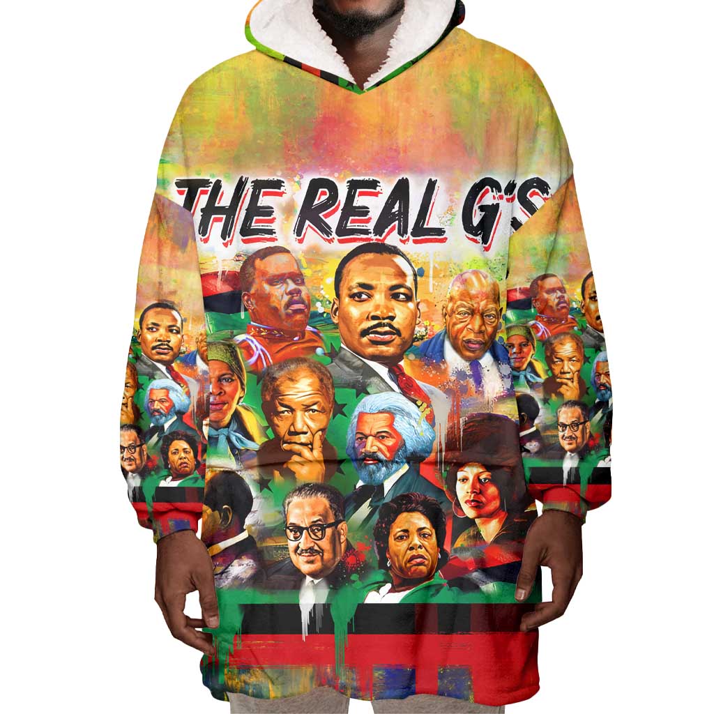 The Real G's Wearable Blanket Hoodie Civil Rights Leaders DT02