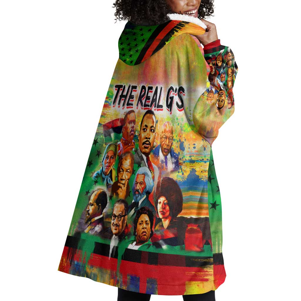 The Real G's Wearable Blanket Hoodie Civil Rights Leaders DT02