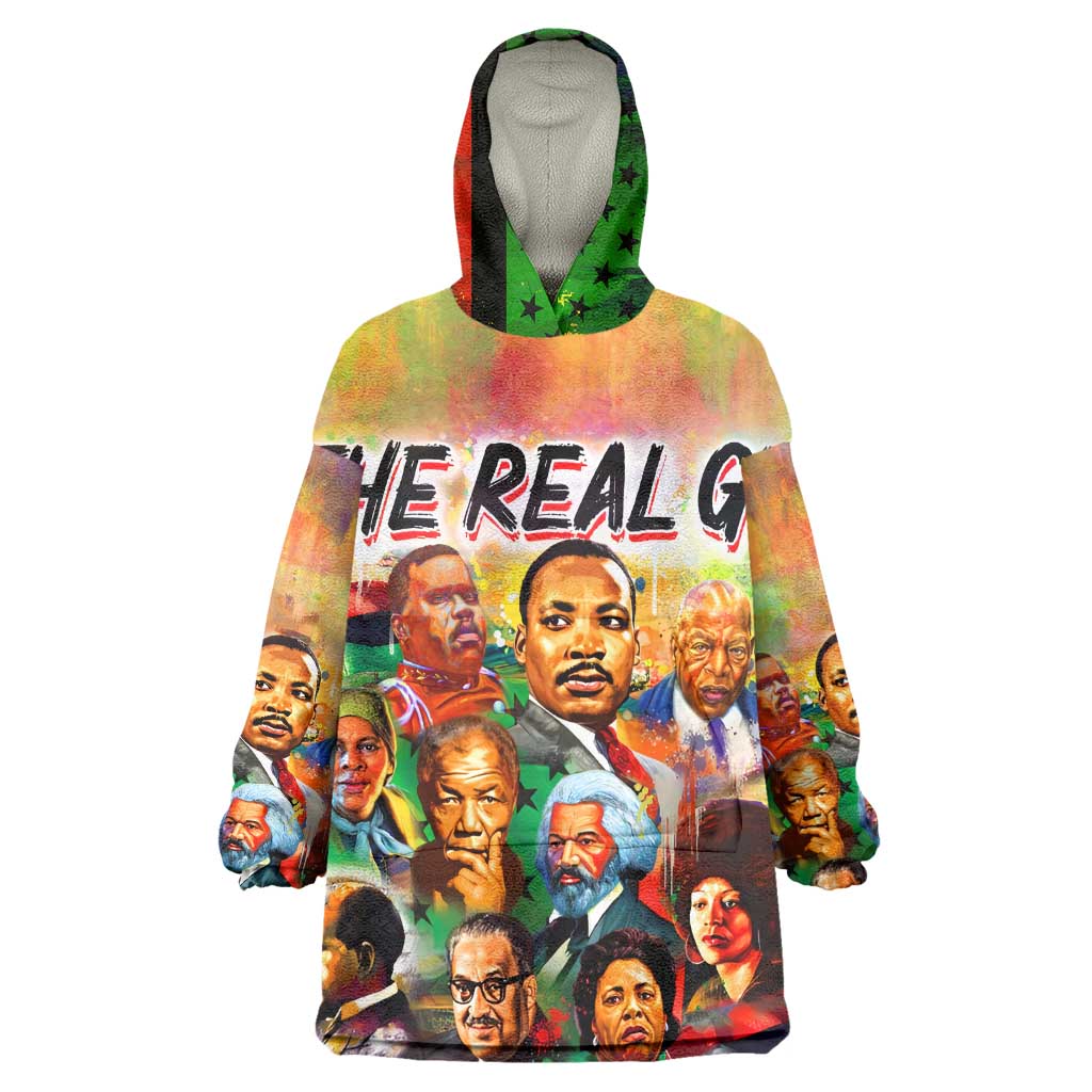The Real G's Wearable Blanket Hoodie Civil Rights Leaders DT02