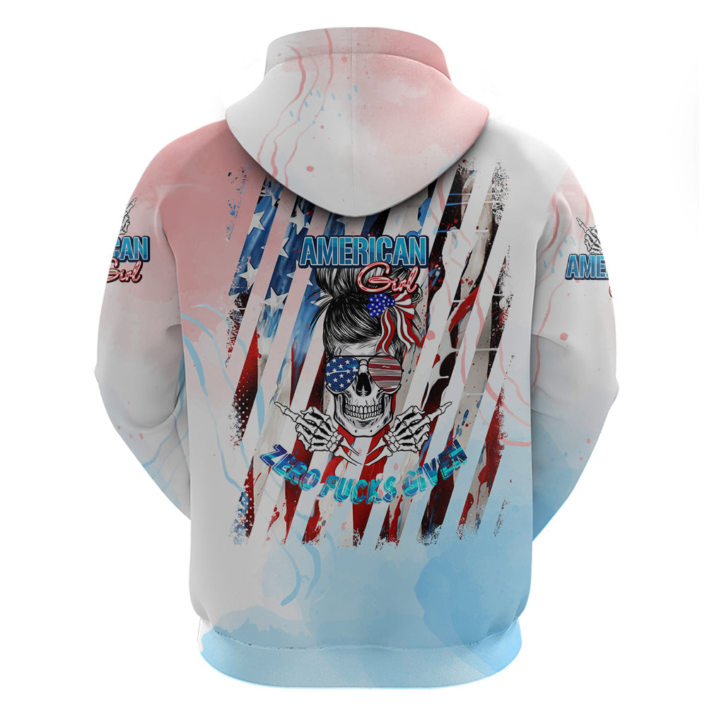 Skull Girl Hoodie Never Fck Given DT02