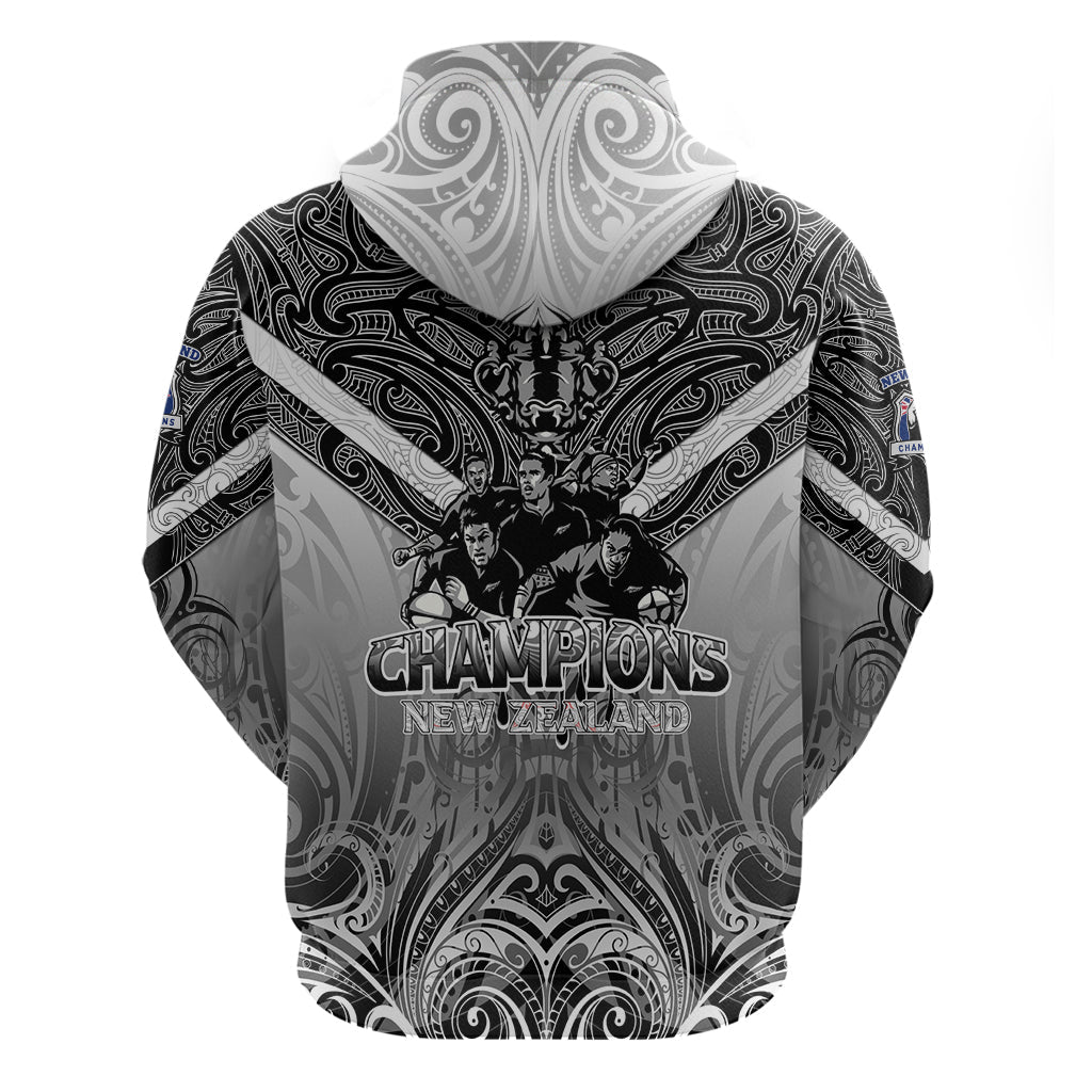 New Zealand Hoodie Rugby Aotearoa Champions DT02
