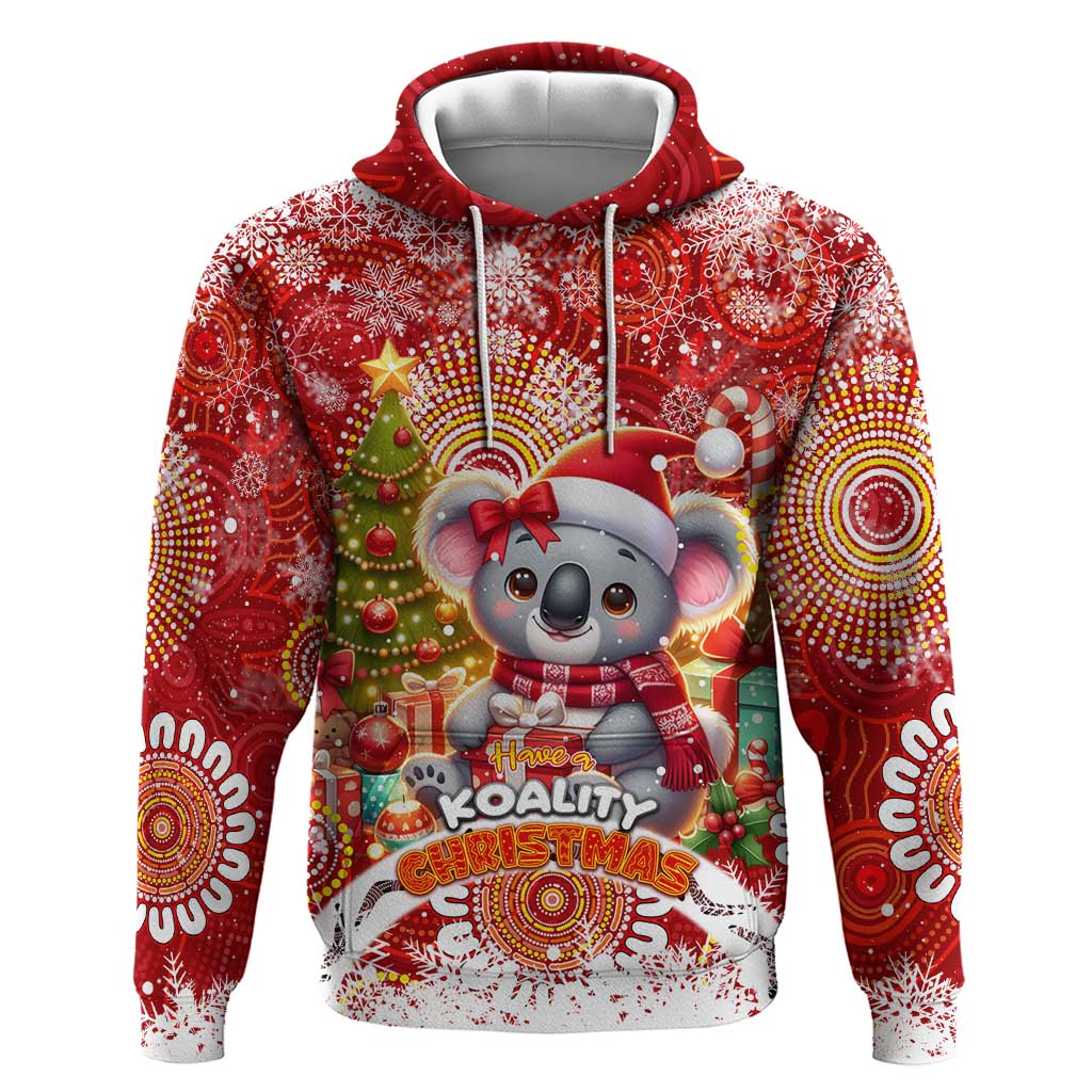 Koality Christmas Hoodie Cute Aussie Koala Holiday DT02
