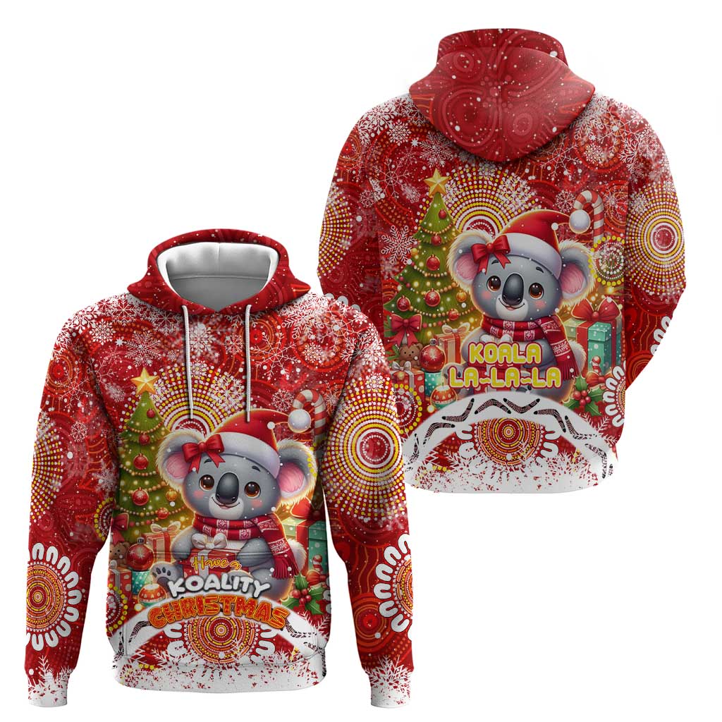 Koality Christmas Hoodie Cute Aussie Koala Holiday DT02