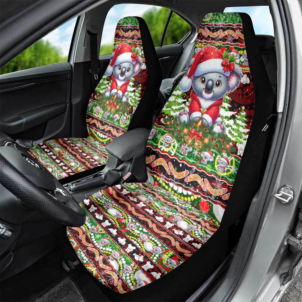 Koala Christmas Car Seat Cover Australia Aboriginal Cute Santa Koalas DT02
