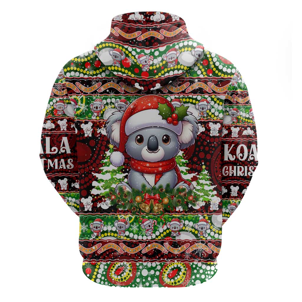 Koala Christmas Hoodie Australia Aboriginal Cute Santa Koalas DT02