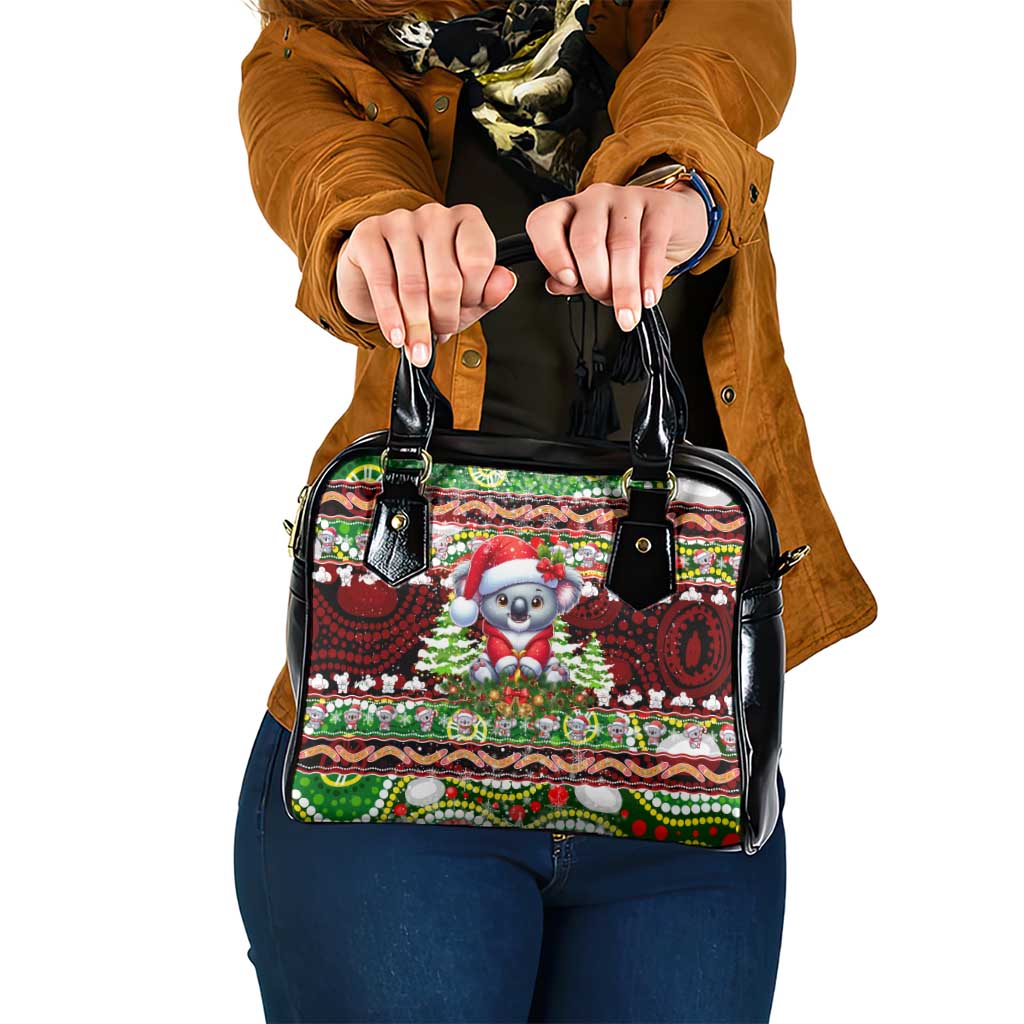 Koala Christmas Shoulder Handbag Australia Aboriginal Cute Santa Koalas DT02