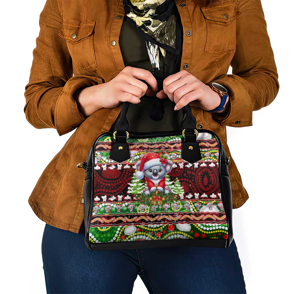 Koala Christmas Shoulder Handbag Australia Aboriginal Cute Santa Koalas DT02