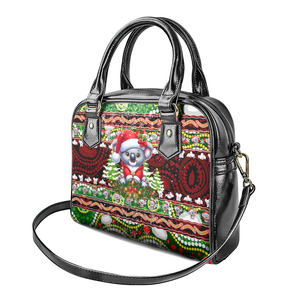 Koala Christmas Shoulder Handbag Australia Aboriginal Cute Santa Koalas DT02