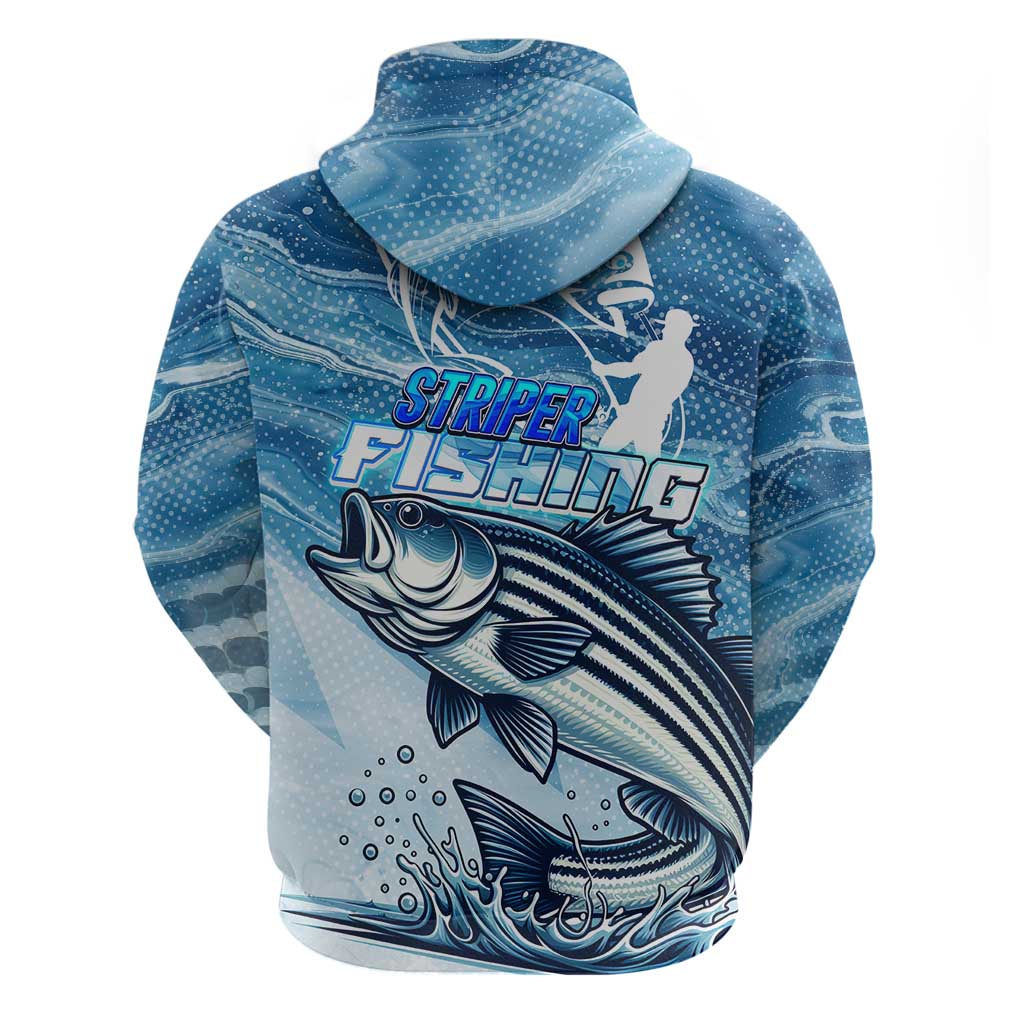 Striper Fishing Hoodie Striped Bass Angler DT02