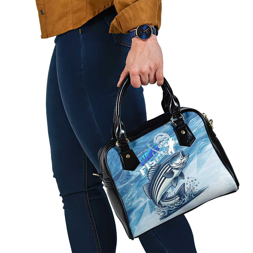 Striper Fishing Shoulder Handbag Striped Bass Angler DT02