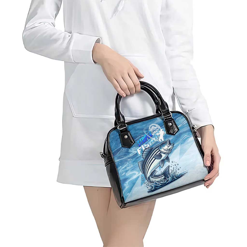 Striper Fishing Shoulder Handbag Striped Bass Angler DT02