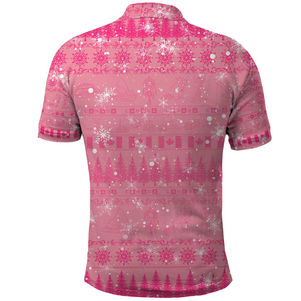 Merry Christmas Canada Polo Shirt Xmas Travel Map DT02