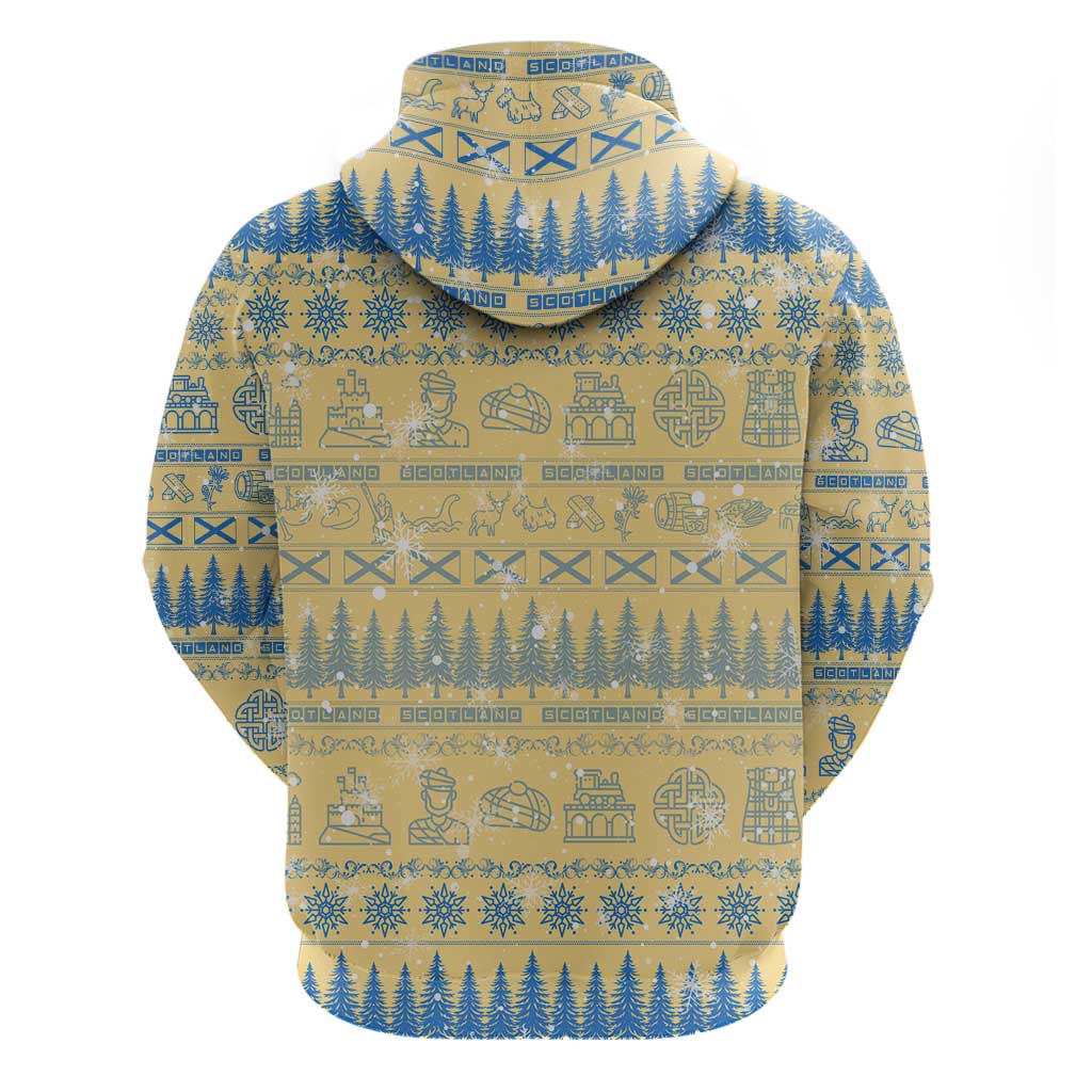 Merry Christmas Scotland Hoodie Xmas Travel Map DT02