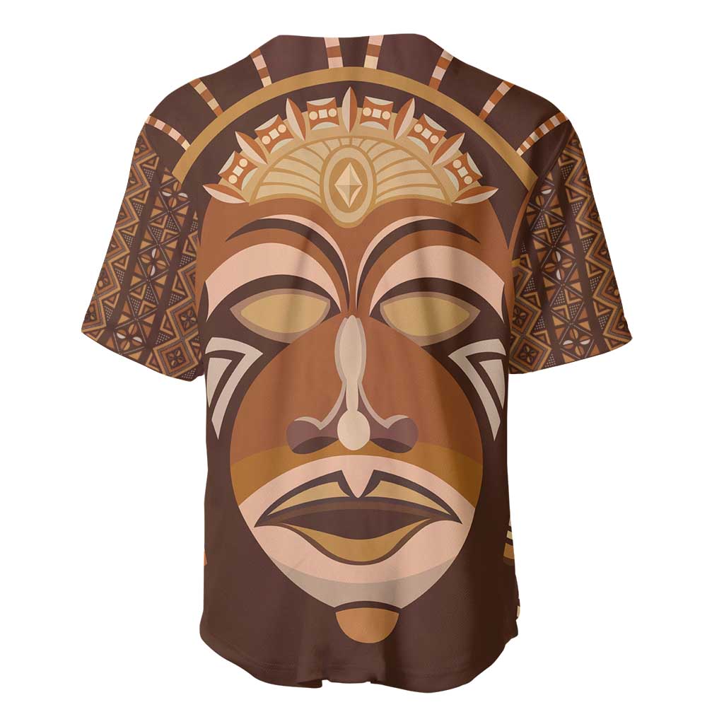 African Women Baseball Jersey Tribal Ethnic Mask DT02