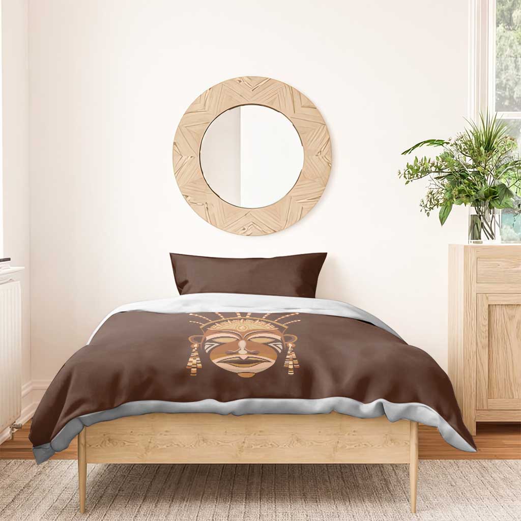 African Women Bedding Set Tribal Ethnic Mask DT02