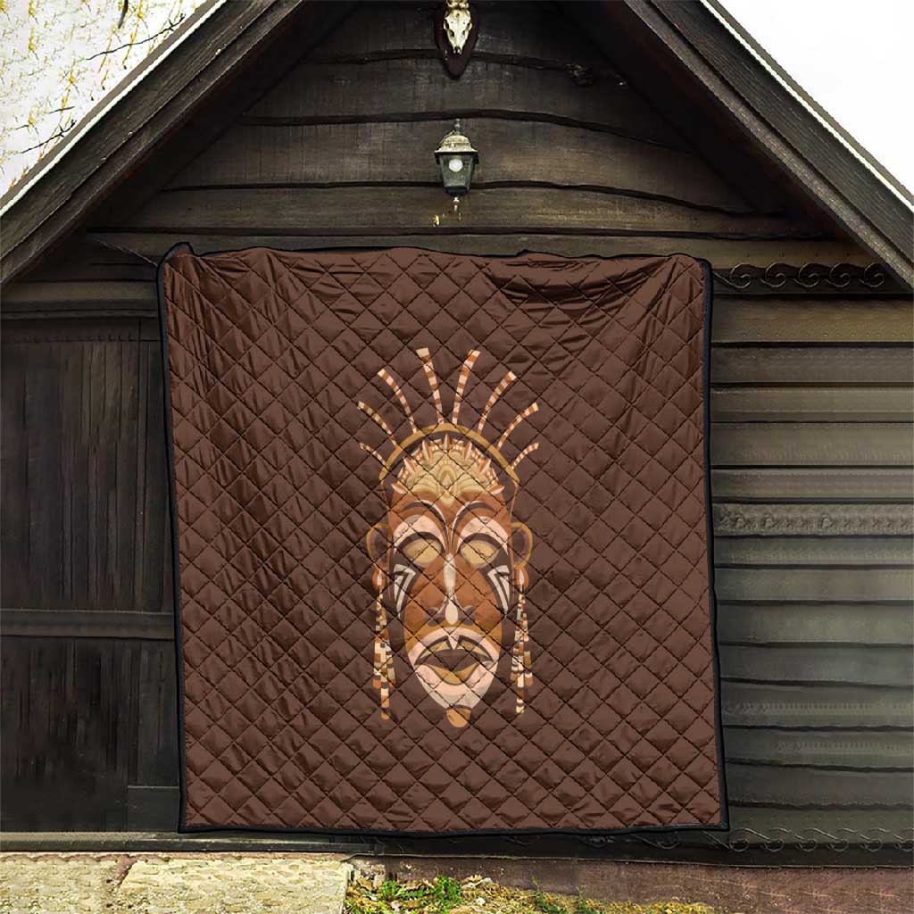 African Women Quilt Tribal Ethnic Mask DT02