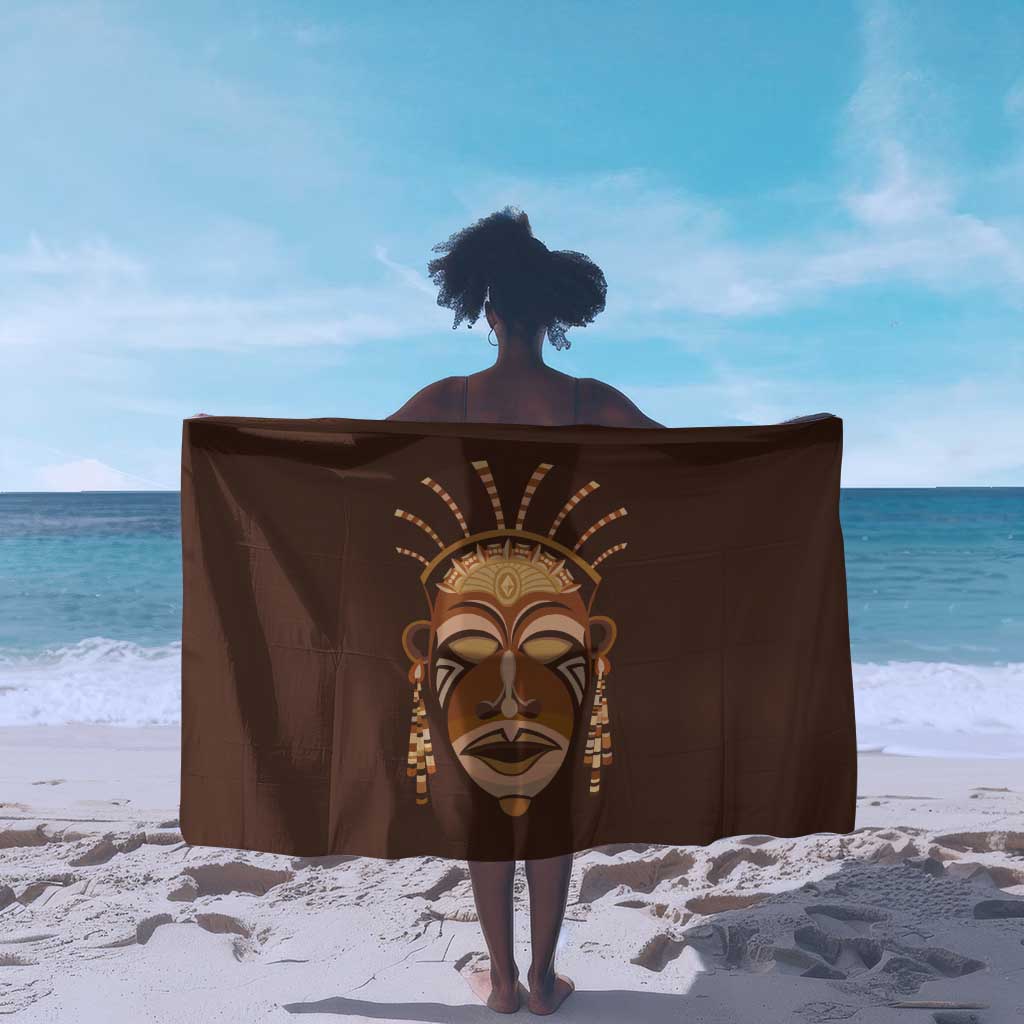 African Women Sarong Tribal Ethnic Mask DT02