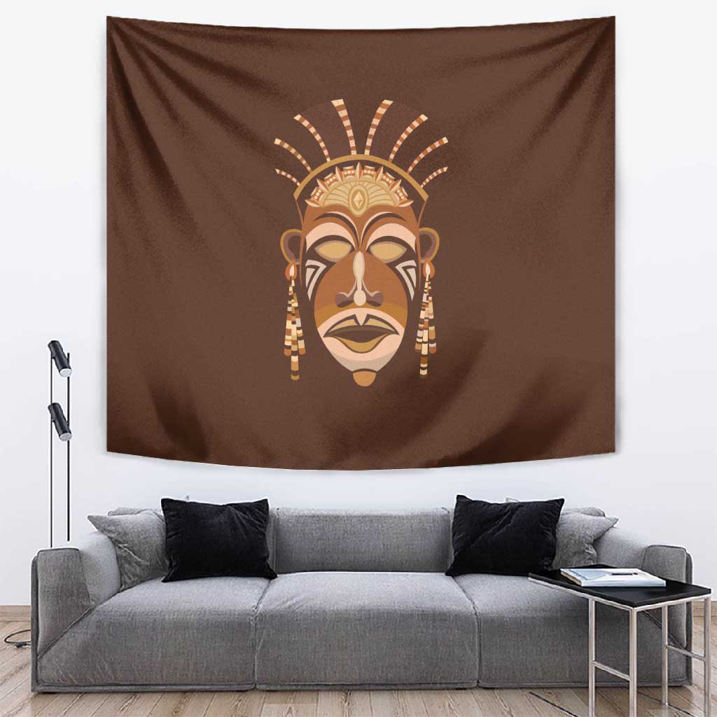 African Women Tapestry Tribal Ethnic Mask DT02