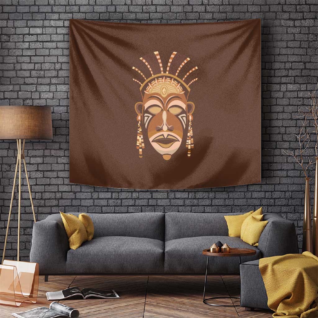 African Women Tapestry Tribal Ethnic Mask DT02