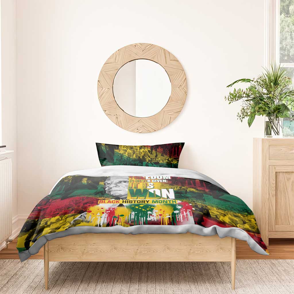 Freedom Is Never Given It Is Won Bedding Set Asa Philip Randolph DT02