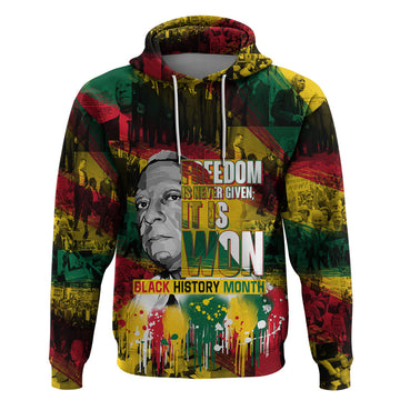 Freedom Is Never Given It Is Won Hoodie Asa Philip Randolph DT02