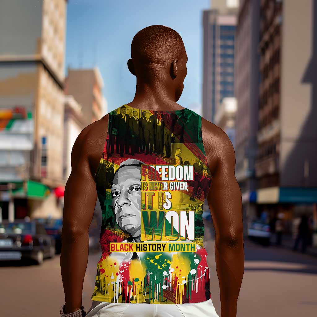 Freedom Is Never Given It Is Won Men Tank Top Asa Philip Randolph DT02