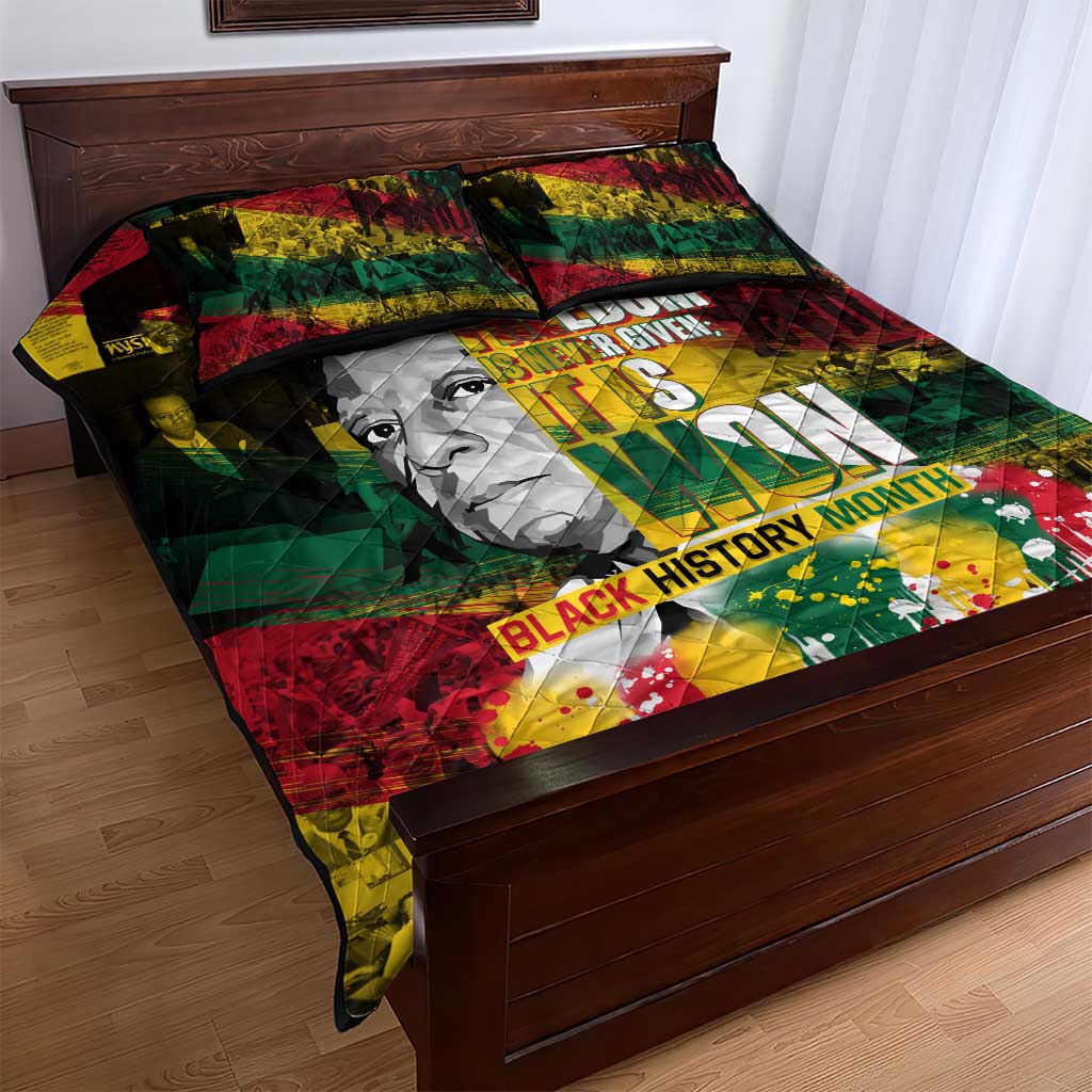 Freedom Is Never Given It Is Won Quilt Bed Set Asa Philip Randolph DT02