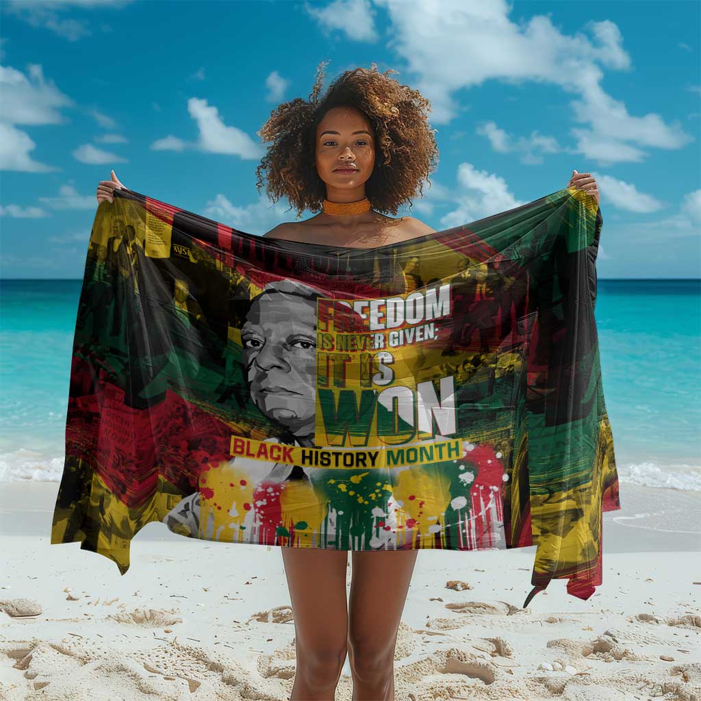 Freedom Is Never Given It Is Won Sarong Asa Philip Randolph DT02
