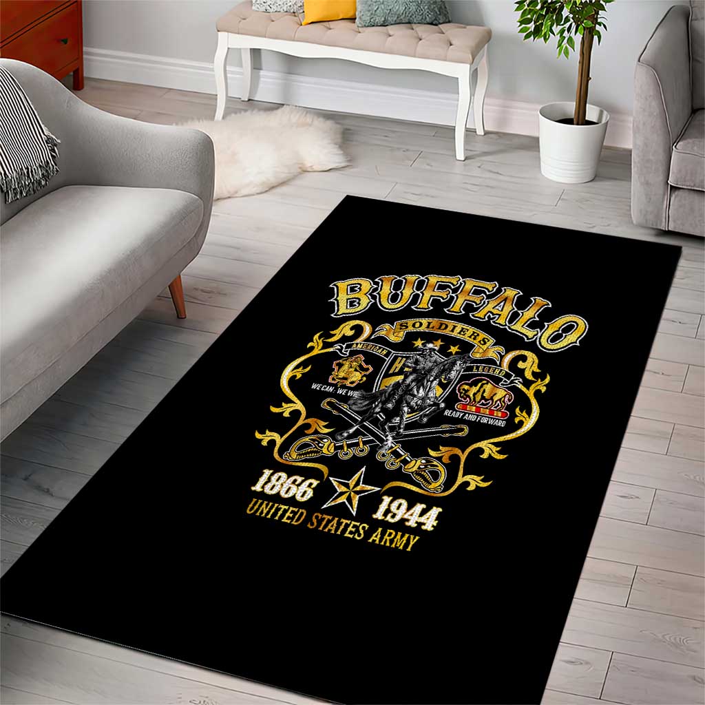 Buffalo Soldiers Area Rug American American Legend 1866-1944 DT02