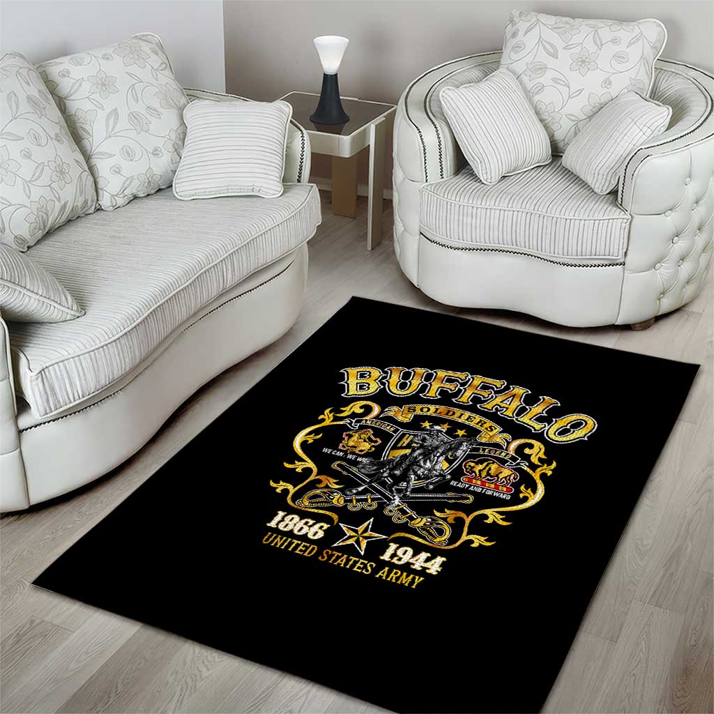 Buffalo Soldiers Area Rug American American Legend 1866-1944 DT02