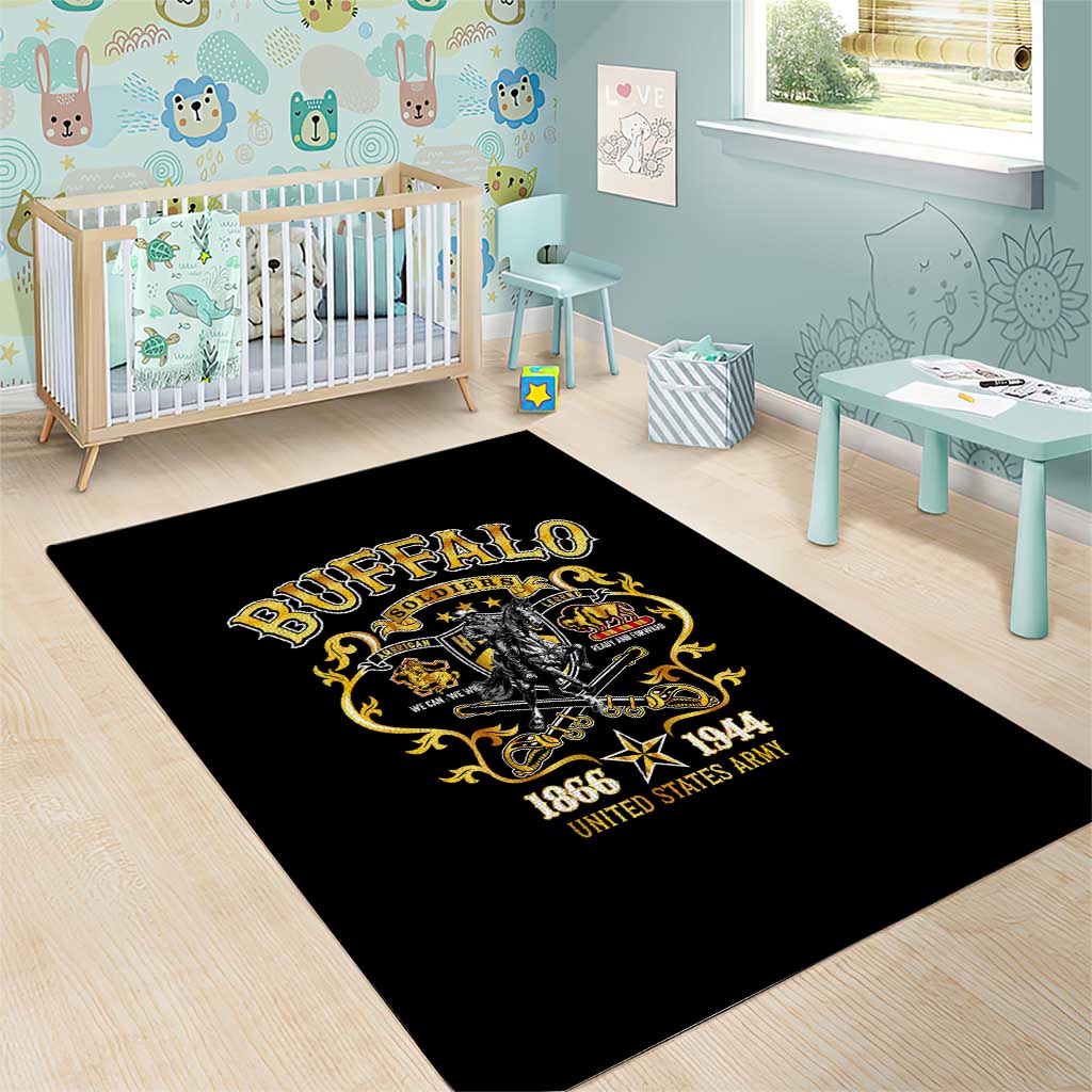 Buffalo Soldiers Area Rug American American Legend 1866-1944 DT02