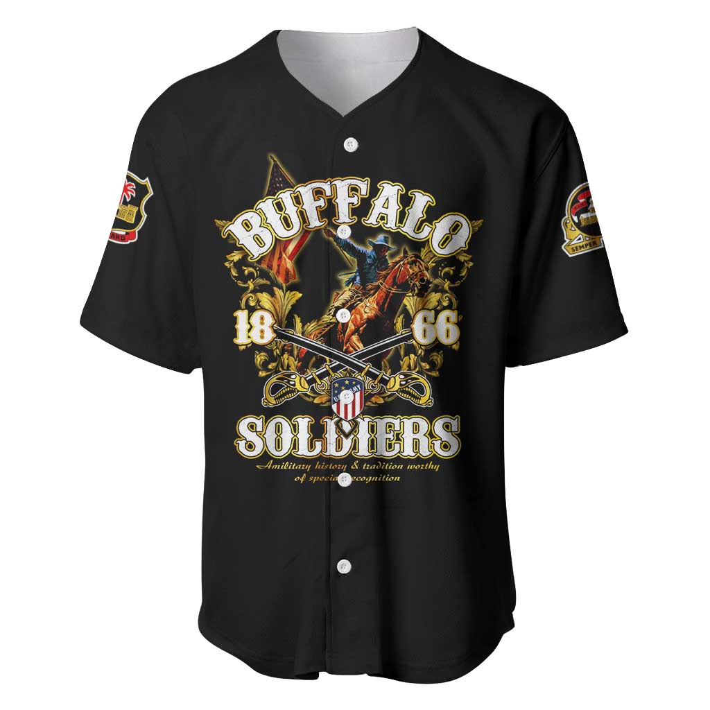 Buffalo Soldiers Baseball Jersey American American Legend 1866-1944 DT02