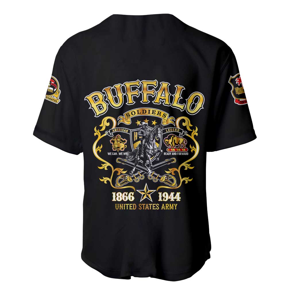 Buffalo Soldiers Baseball Jersey American American Legend 1866-1944 DT02