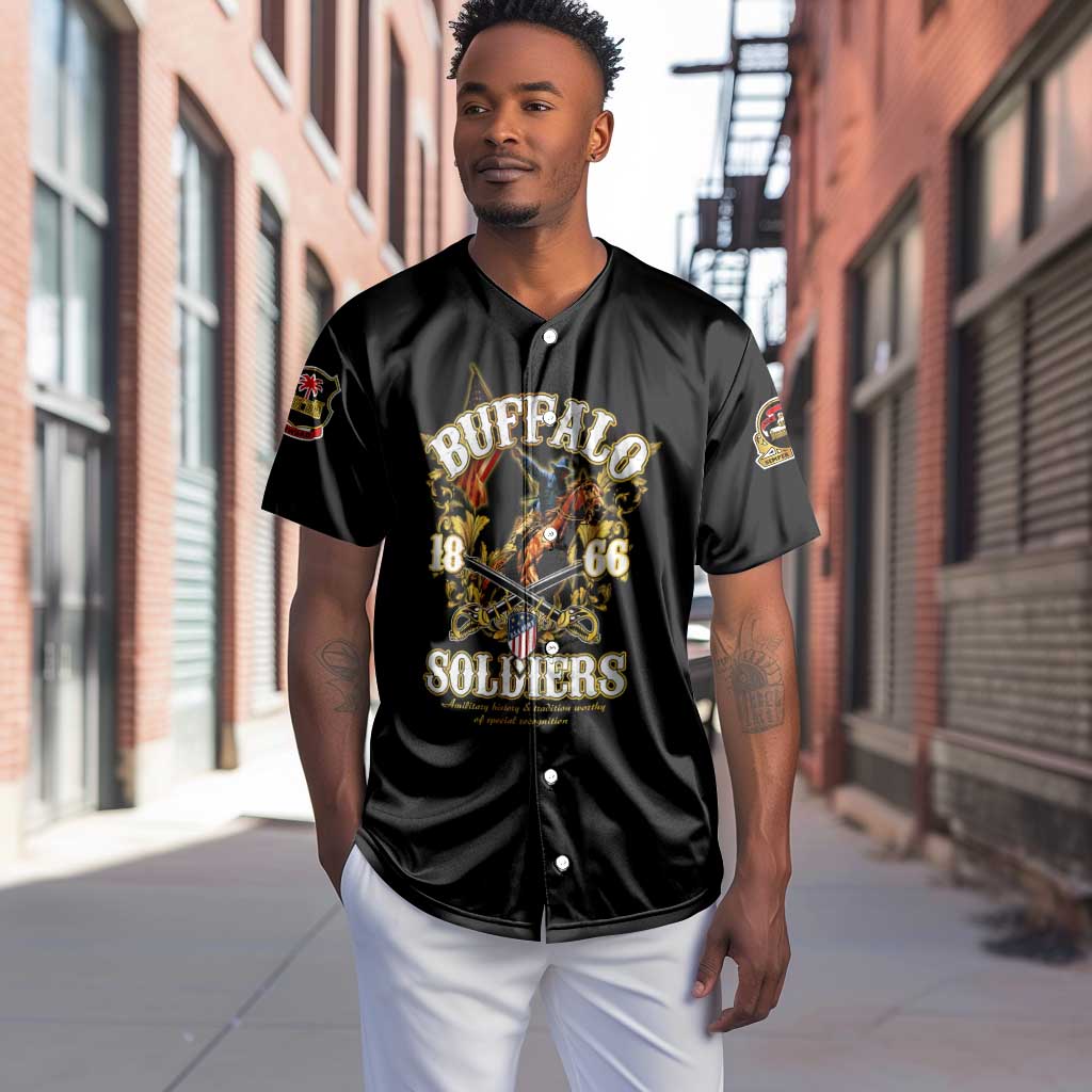 Buffalo Soldiers Baseball Jersey American American Legend 1866-1944 DT02
