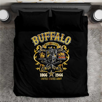Buffalo Soldiers Bedding Set American American Legend 1866-1944 DT02