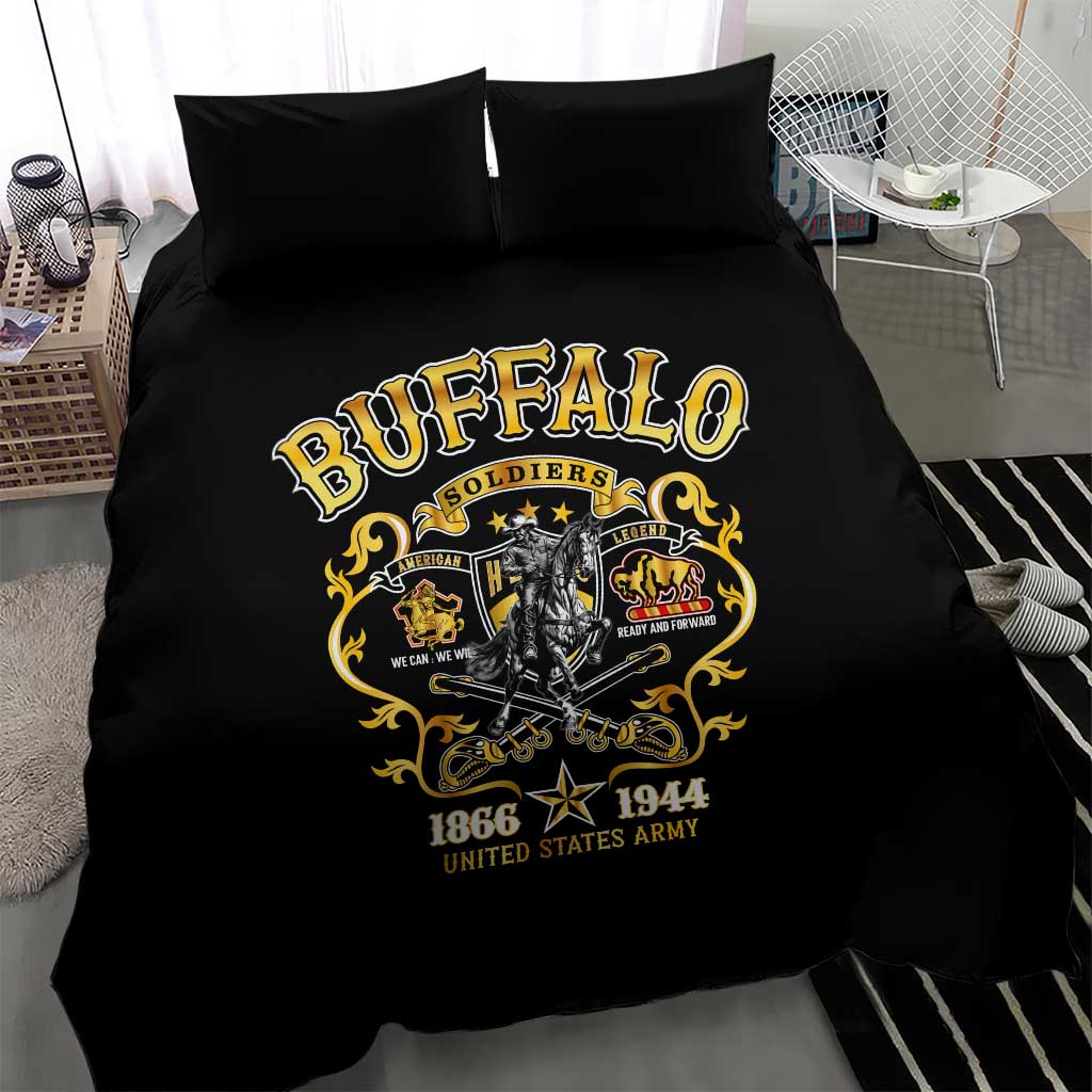 Buffalo Soldiers Bedding Set American American Legend 1866-1944 DT02