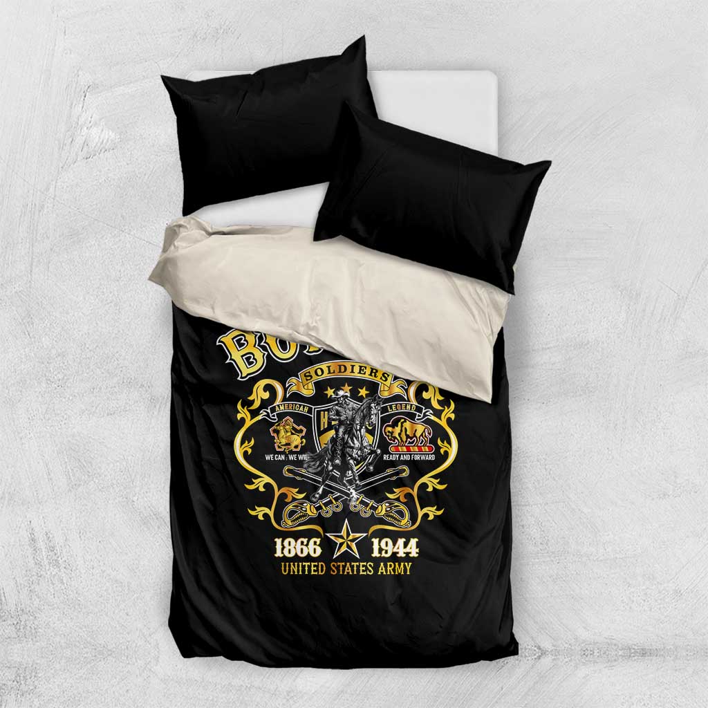 Buffalo Soldiers Bedding Set American American Legend 1866-1944 DT02