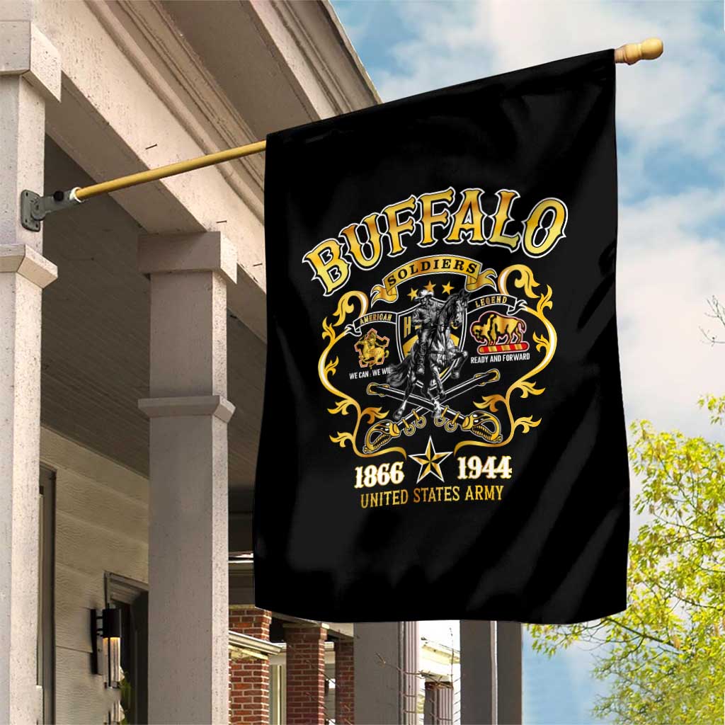 Buffalo Soldiers Garden Flag American American Legend 1866-1944 DT02