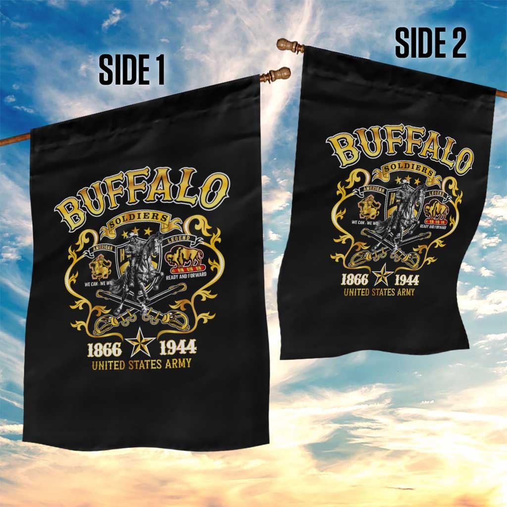 Buffalo Soldiers Garden Flag American American Legend 1866-1944 DT02