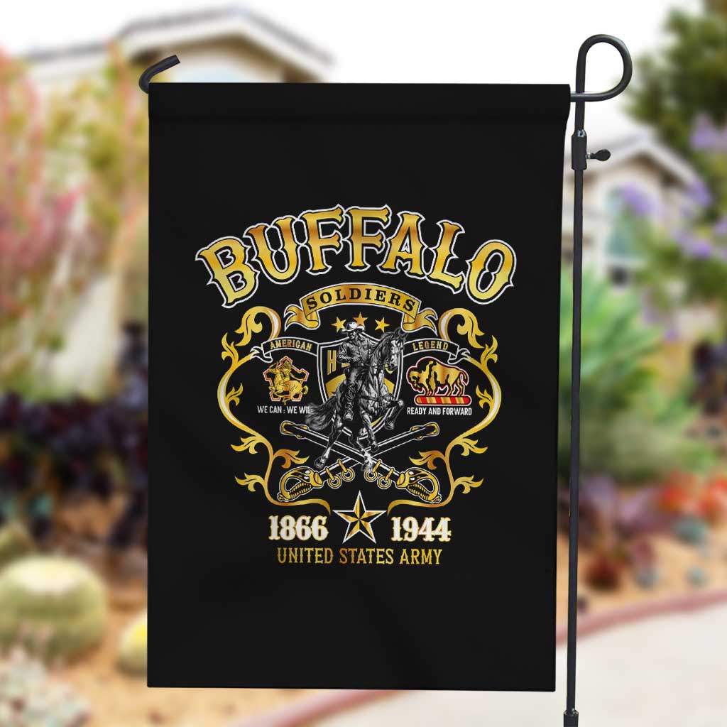 Buffalo Soldiers Garden Flag American American Legend 1866-1944 DT02
